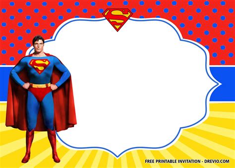 Superman Name Tag Template