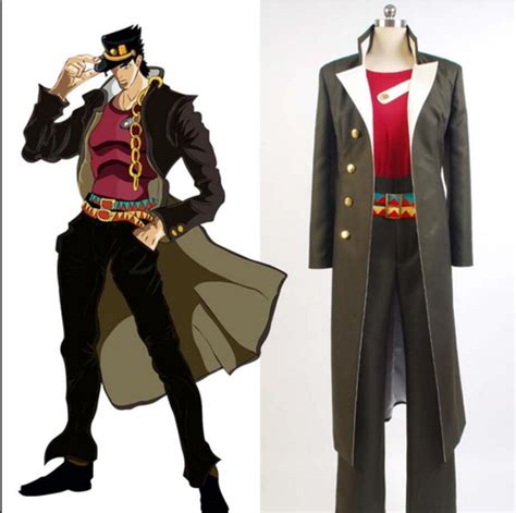 Crusaders Bizarre Adventure Stardust JoJo Jotaro Kujo Uniforme Cosplay Costume Du 52,12 € | DHgate