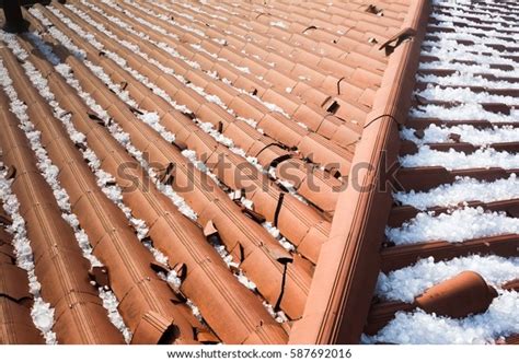 Hail Damage Stock Photo (Edit Now) 587692016