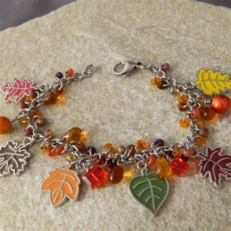 The Color of Fall Charm Bracelet | Charm bracelet, Autumn bracelet, Bracelets