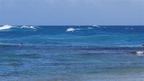 People Surfing At World Famous Isabela Surfing Beach - Jobos Beach ...