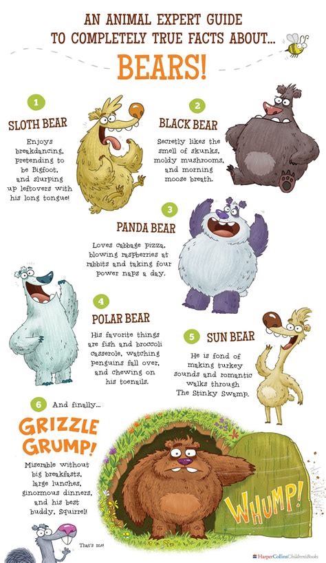 Completely True Facts About Bears [Infographic] – HCCB – Medium