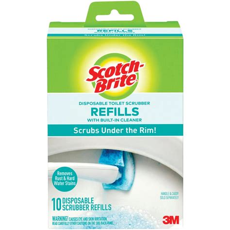 3M 558-RF-4 3M Scotch-Brite Disposable Toilet Brush Refills - Family ...