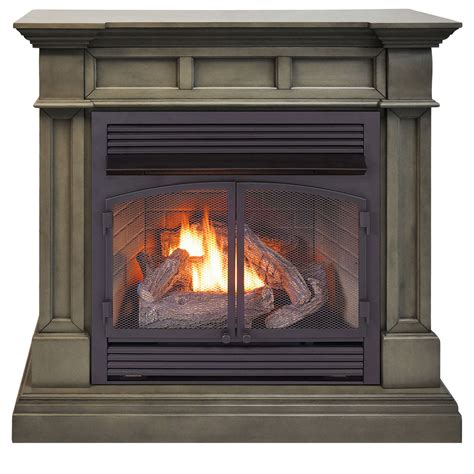 Duluth Forge Dual Fuel Ventless Gas Fireplace With Mantel - 32,000 BTU – BuyersDepot.com