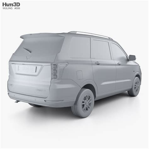 Wuling Hongguang 2023 3D model - Download Van on 3DModels.org