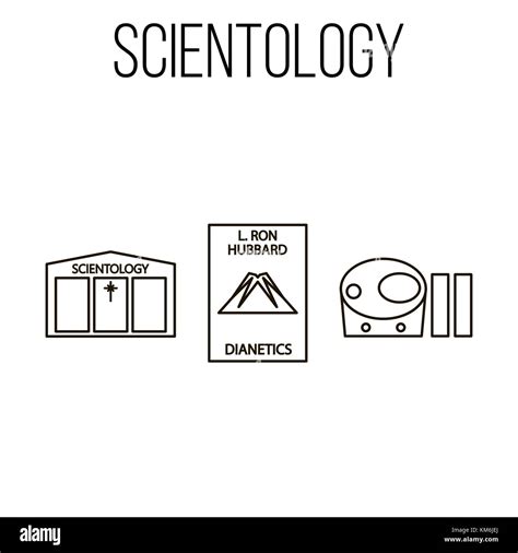 December 04, 2017 Editorial illustration of Scientology symbols Stock ...