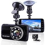 Car Dash Cam, Full HD 1080P Vehicle Car DVR with: Amazon.co.uk: Electronics