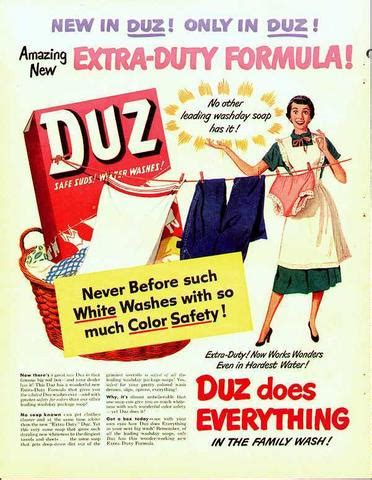 1950 Vintage Ad DUZ LAUNDRY DETERGENT Soap Print Art Ad | #27983943