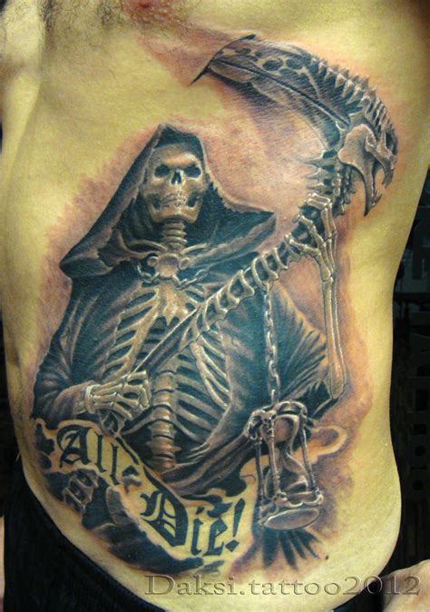 Death tattoo by Daksi on DeviantArt