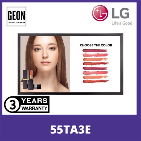 LG 55" 55TA3E TA3E Series Interactive Board - Geon Asia