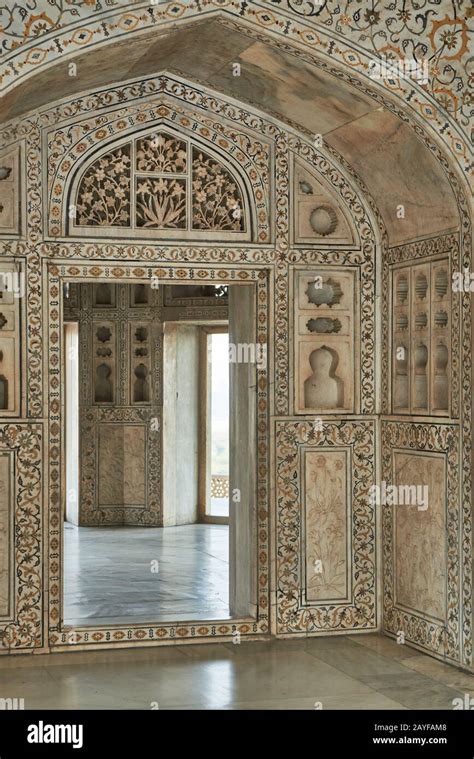 The Shish Mahal (The Glass Palace), Agra Fort, Agra, Uttar Pradesh ...