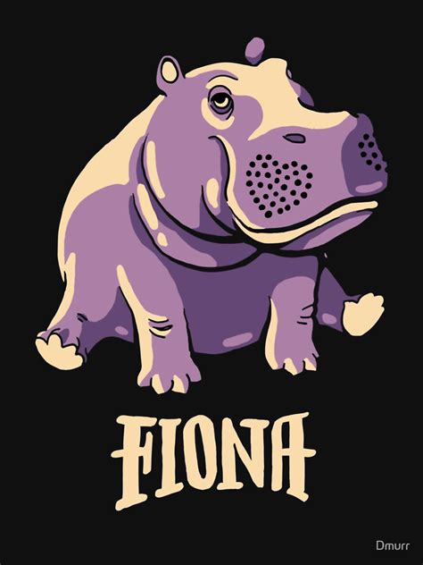 "Fiona The Hippo Shirt #TeamFiona Merch, Cute Baby Hippo " T-shirt by ...