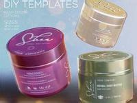 72 Editable Cosmetic Jar Label Design ideas | cosmetic jars, jar labels, label design