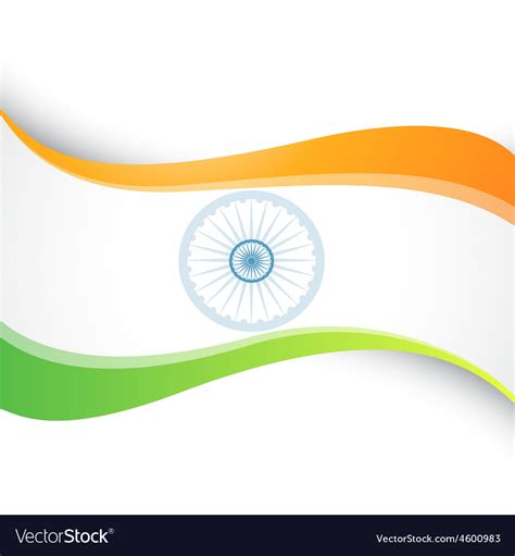 Indian flag design Royalty Free Vector Image - VectorStock