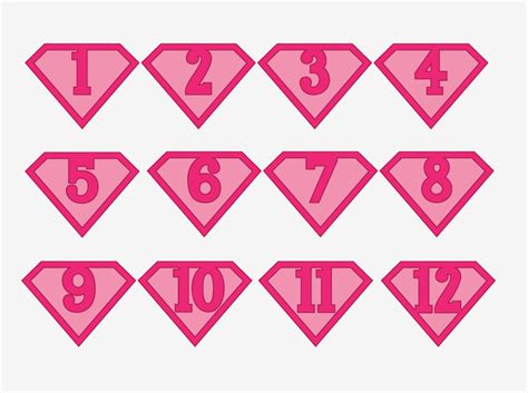 Pink Super Hero Printable Happy Birthday Banner for a Super Birthday Party (also great as an ...