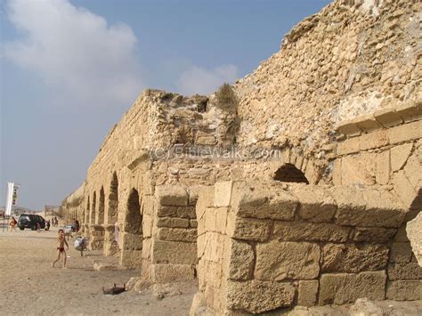 Caesarea Aqueduct - BibleWalks 500+ sites