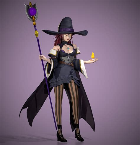 3D model Wizard Game-ready character VR / AR / low-poly | CGTrader