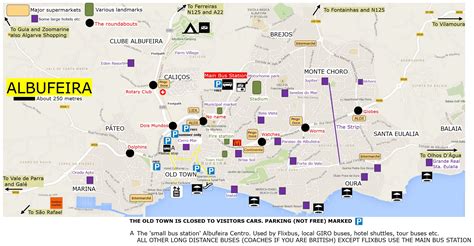 Map of Albufeira