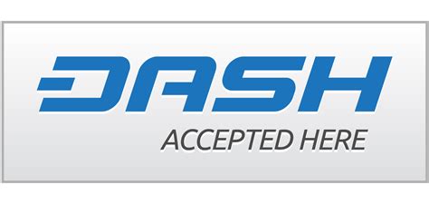 Dash Accepted Here PNG Transparent Images - PNG All