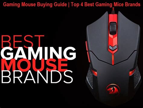 Gaming Mouse Buying Guide | Top 4 Best Gaming Mice Brands in 2020