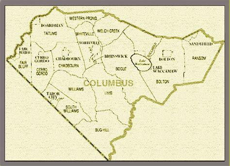 Columbus County NC Genealogy at NCGenWeb