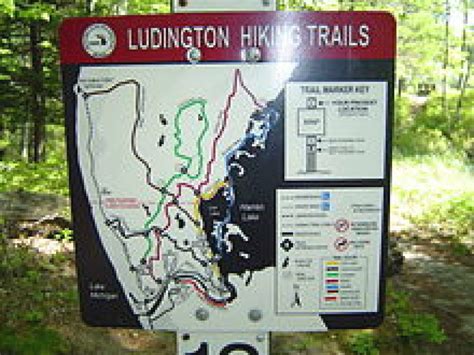 Ludington State Park Wikipedia With Ludington State Park Trail Map ...