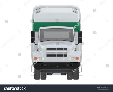 Garbage Truck Front Side View Isolated Stock Illustration 1087969811 | Shutterstock