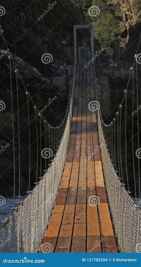 Suspension Bridge, Tsitsikamma National Park Stock Photo - Image of south, africa: 127782204