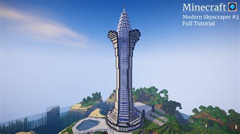 How To Build a Modern Skyscraper in Minecraft Tutorial #3 - YouTube