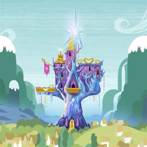 Twilight's castle Twilight House, Mlp Twilight Sparkle, Cartoon House ...