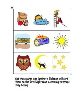 Day and Night Unit Activities | Day for night, Kindergarten science, Teaching science