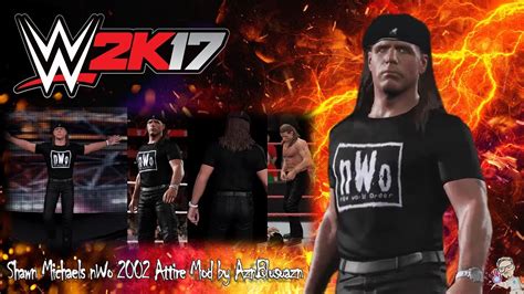 WWE 2K17 PC Mods : Shawn Michaels nWo 2002 Attire Mod - YouTube