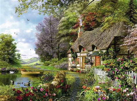 Ravensburger Country Cottage 1500 Piece Jigsaw Puzzle for Adults – Softclick Technology Means ...