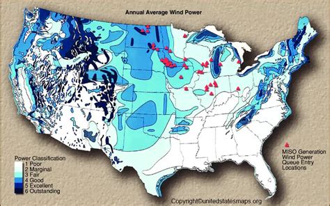 US Wind Map | Printable Wind Map of United States