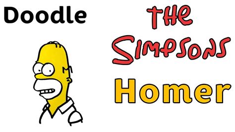 Easy Doodle - Homer - The Simpsons - Step by Step Draw - YouTube