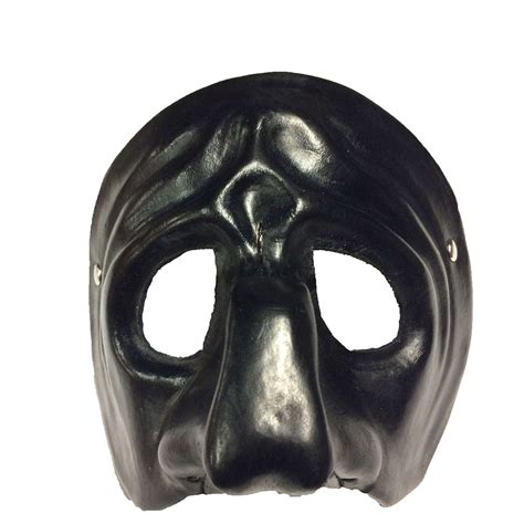 Pulcinella Leather Commedia Dell'arte Mask - Etsy