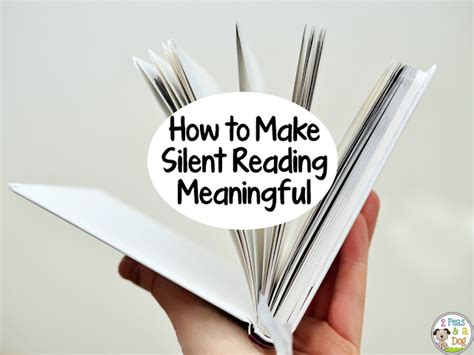 Making Silent Reading (DEAR) Meaningful | Silent reading, Middle school ...