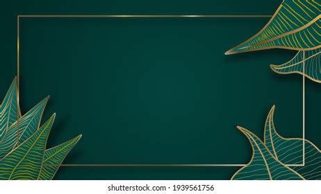 Luxury Tosca Background Rectangle Gold Leaves Stock Vector (Royalty Free) 1939561756 | Shutterstock