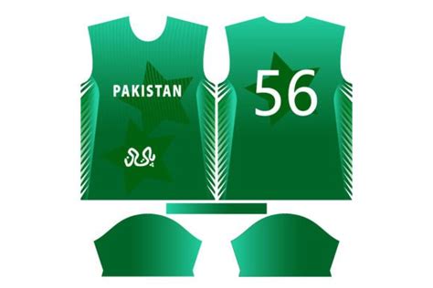 Pakistan Cricket Jersey Design Graphic by DesignHill1024 · Creative Fabrica