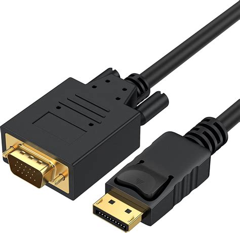 DisplayPort to VGA Adapter, Microware DP DisplayPort to VGA 6 Feet ...