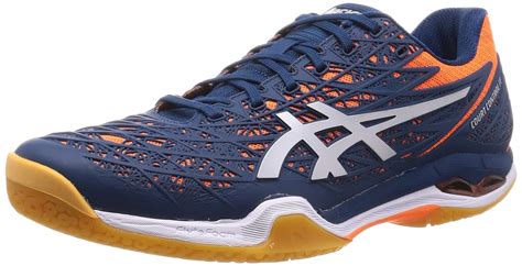 Buy ASICS Court Control Ff Mako Blue/Pure Silver Badminton Shoes - 8.5 ...