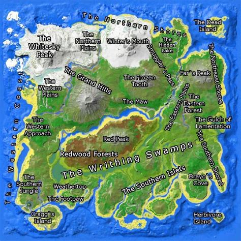 Ark The Island Wind Map - Map Of World