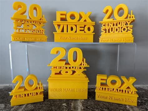Buy 20th Century Fox LOGO No Support STL 3D Print Files