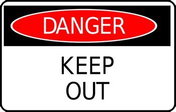 Free danger-keep-out-sign Clipart - Free Clipart Graphics, Images and Photos. Public Domain Clipart.