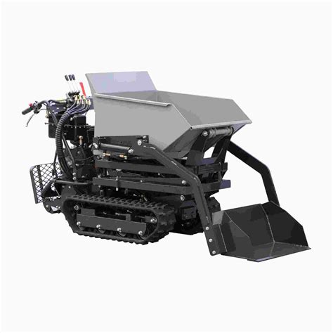 Diesel Engine Hydraulic Mini Crawler Transporter Rubber Track Dumper ...