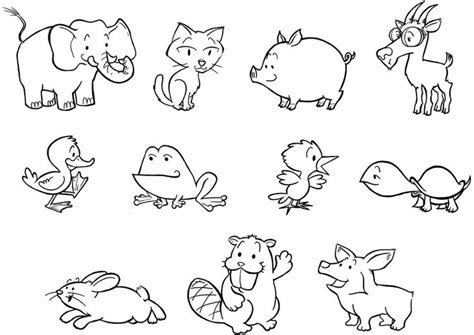 Coloring Page baby animals - Free printables - Img 24839