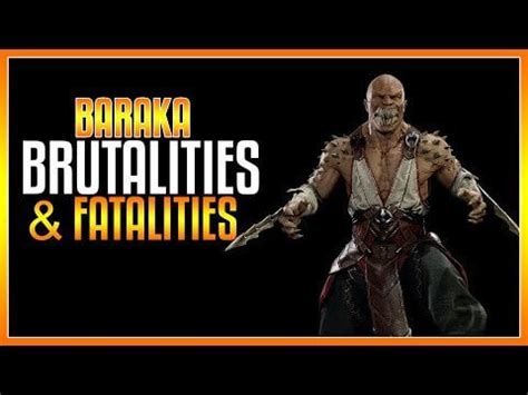 MORTAL KOMBAT 11 ONLINE BETA - BARAKA BRUTALITIES & FATALITIES : r ...