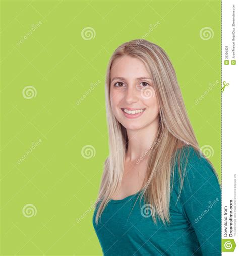 Attractive woman smiling stock photo. Image of posing - 31396536