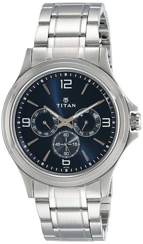 Buy Titan Analog Blue Dial Men's Watch NM1698SM02 / NL1698SM02 Online at Low Prices in India ...