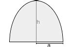 Semi-Ellipse - Geometry Calculator